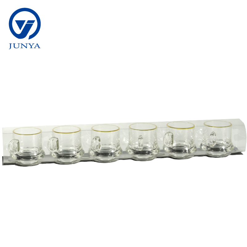 Elegant Glass Black Tea Mug