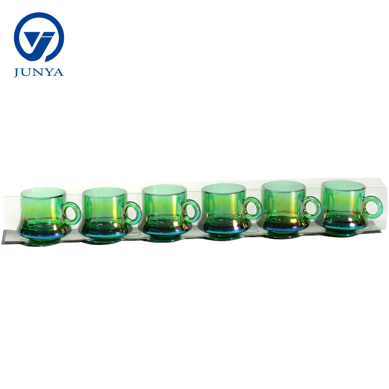 Elegant Glass Black Tea Mug Gift Set