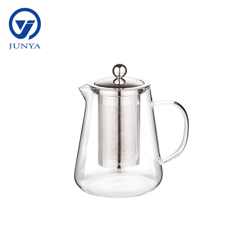 High-Borosilicate Glass Kettle With Stainless Steel Filter