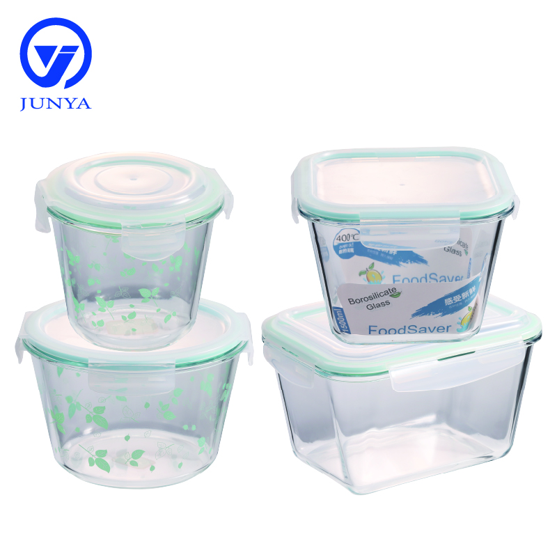 Large Size High-Borosilicate Glass Food Container A