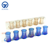 Modern Black Tea Mug Set Featuring Distinctive Glass Design