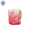 Glass Iceberg Pattern Cup with Light Color