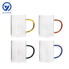 Glass Mug With Golden Handle