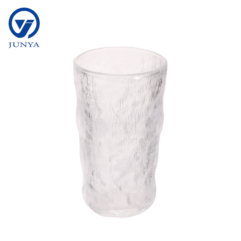 Glass Mug With Iceberg Pattern