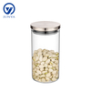 Glass Storage Jar with Stainless Steel Lid