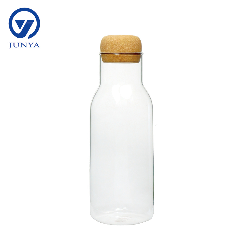 High-Borosilicate Glass Storage Jar with Bamboo Wood Bung