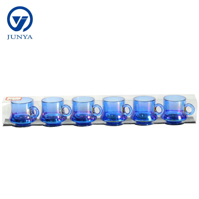 Elegant Glass Black Tea Mug Gift Set