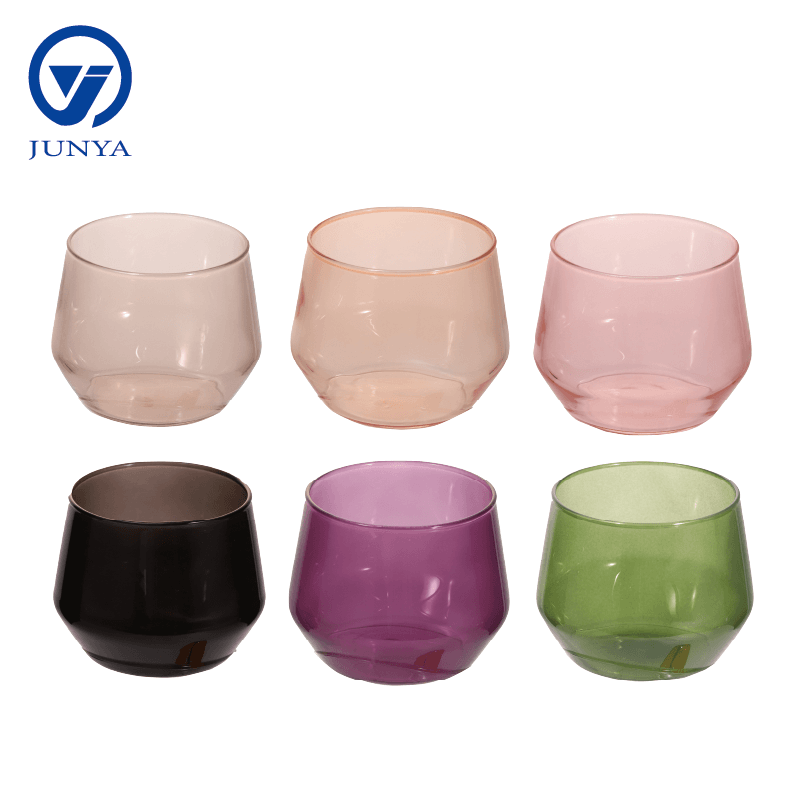 Glass Tea Cup With Black Color