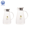 High-Borosilicate Glass Water&Tea Jug with Stainless Steel Lid