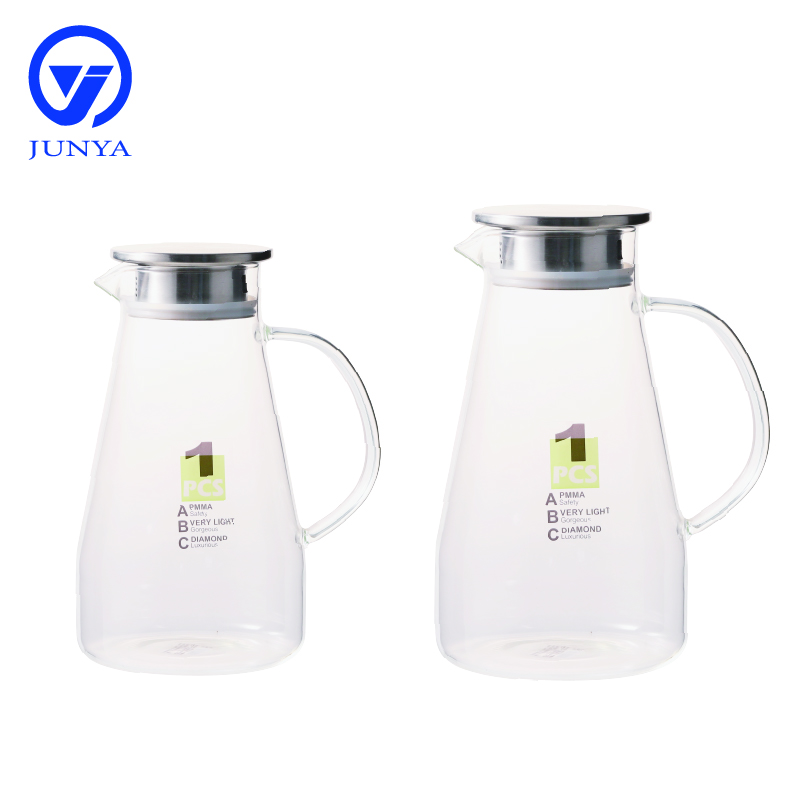 High-Borosilicate Glass Water&Tea Jug with Stainless Steel Lid