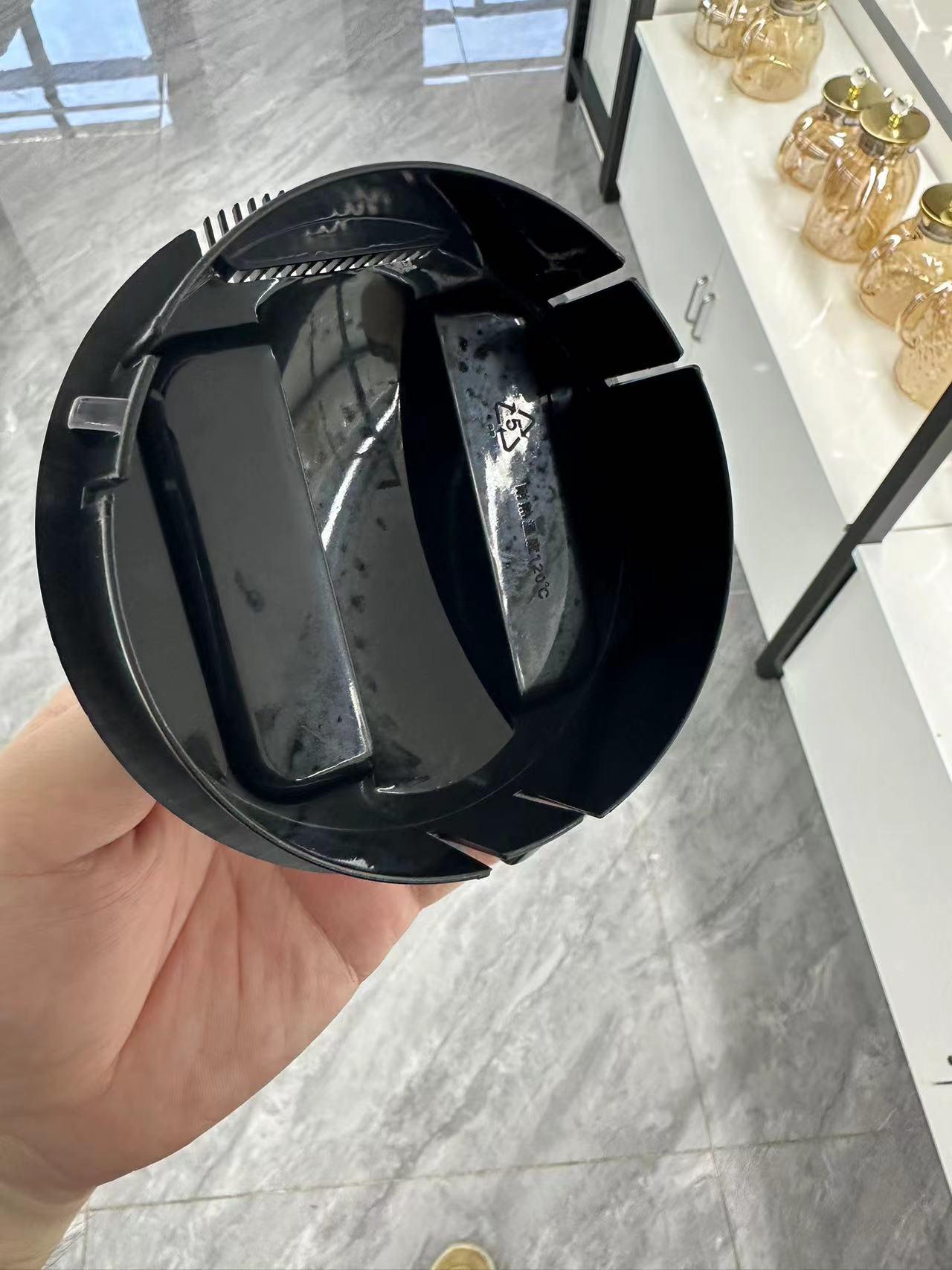 Large High-Borosilicate Glass Kettle with Plastic Lid