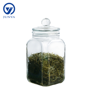 Glass Tea Leaf Storage Jar