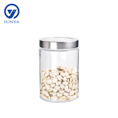 Glass Jar with Iron Lid 1