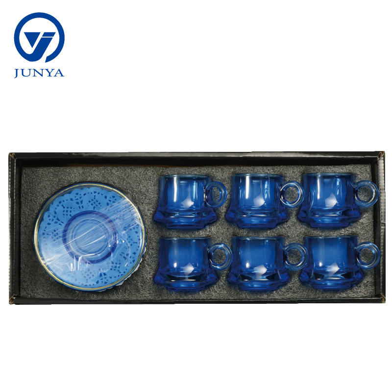 Delicate Glass Black Tea Mug Gift Set
