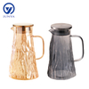 High-Borosilicate Glass Tree Pattern Water Jug with Electroplating