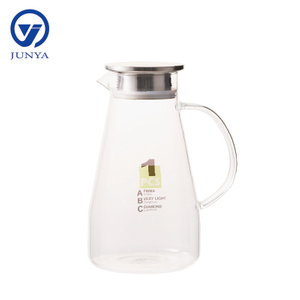 High-Borosilicate Glass Water&Tea Jug with Stainless Steel Lid