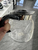 Large High-Borosilicate Glass Kettle with Plastic Lid