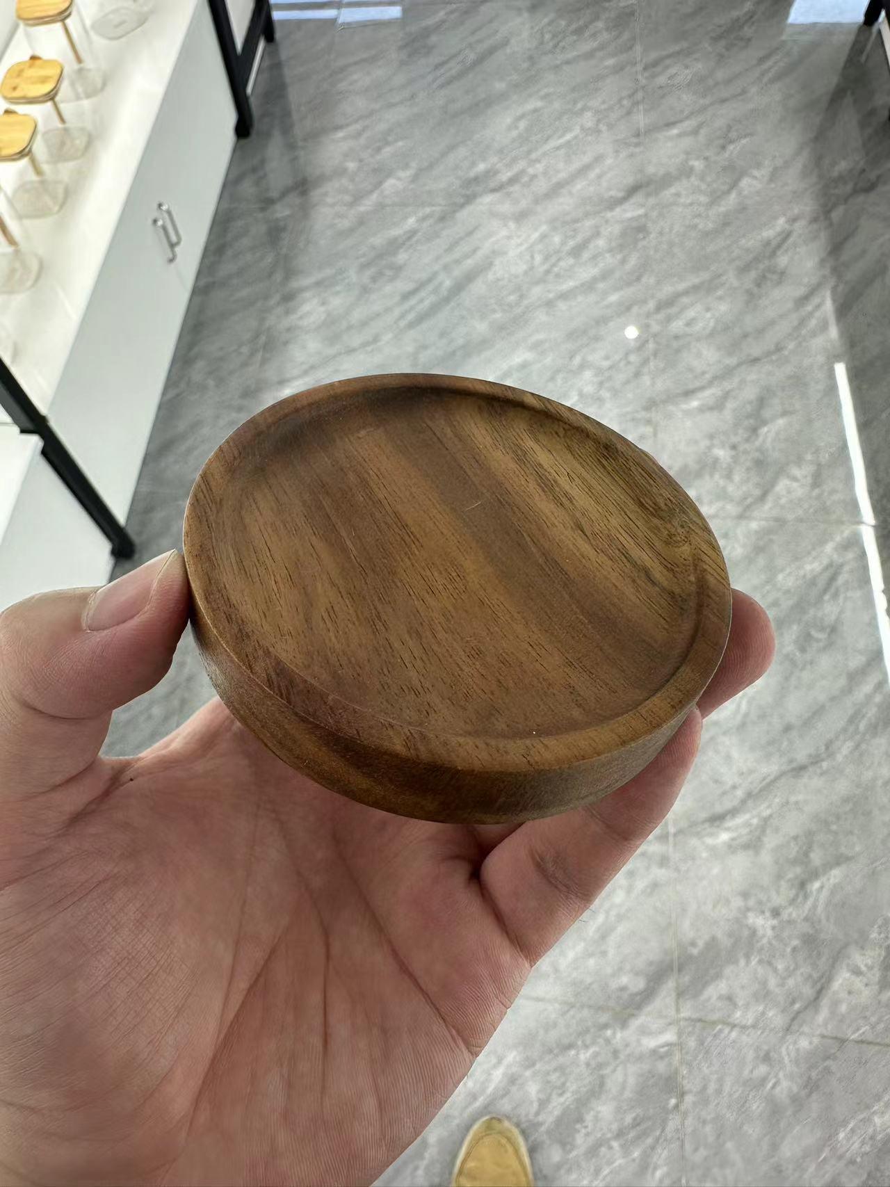 High-Borosilicate Glass Storage Jar with Bamboo Wood Lid Stripe Inside