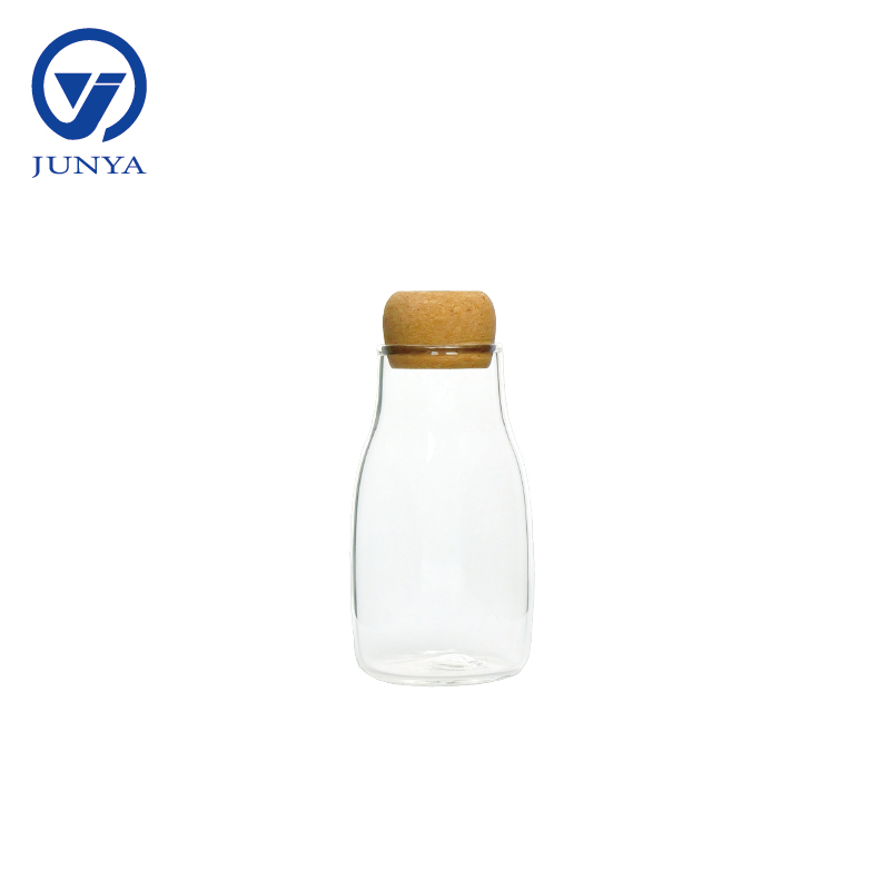 High-Borosilicate Glass Storage Jar with Bamboo Wood Bung