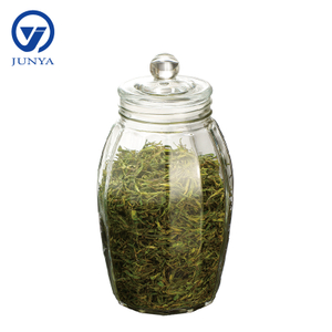 Glass Tea Leaf Storage Jar