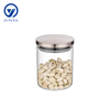 Glass Storage Jar with Stainless Steel Lid