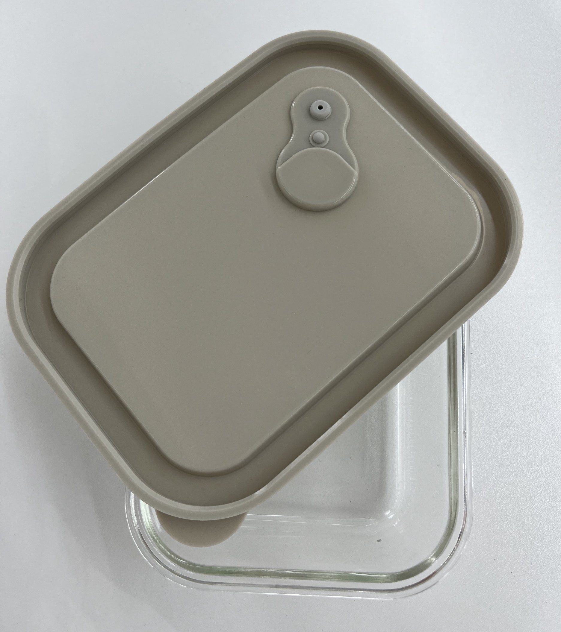 Rectangle Glass Food Container with Silicon Lid