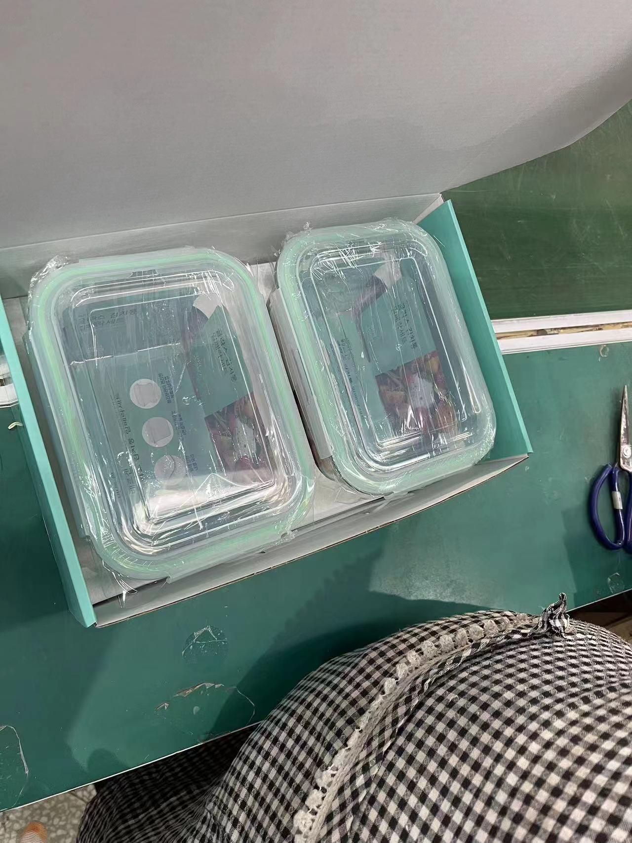 Large Size High-Borosilicate Glass Food Container D
