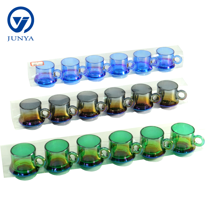 Elegant Glass Black Tea Mug Gift Set