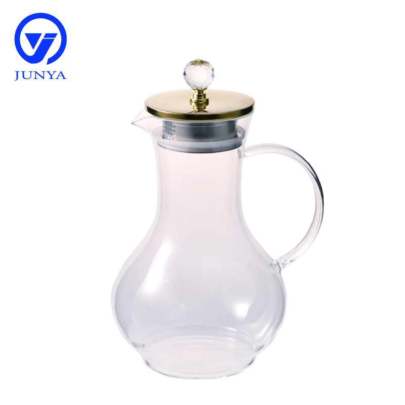 High-Borosilicate Glass Water&Tea Jug Calabash Shape