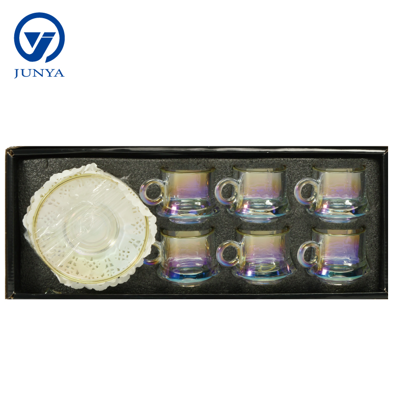 Delicate Glass Black Tea Mug Gift Set