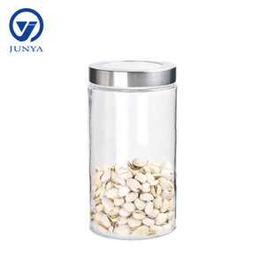 Glass Jar with Iron Lid