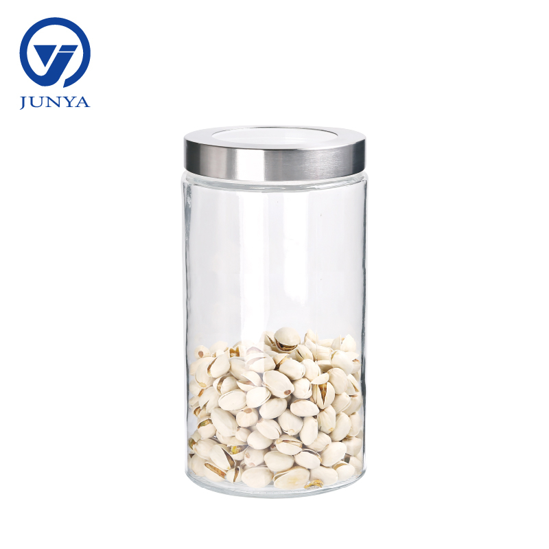 Glass Jar with Iron Lid