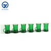 Modern Black Tea Mug Set Featuring Distinctive Glass Design