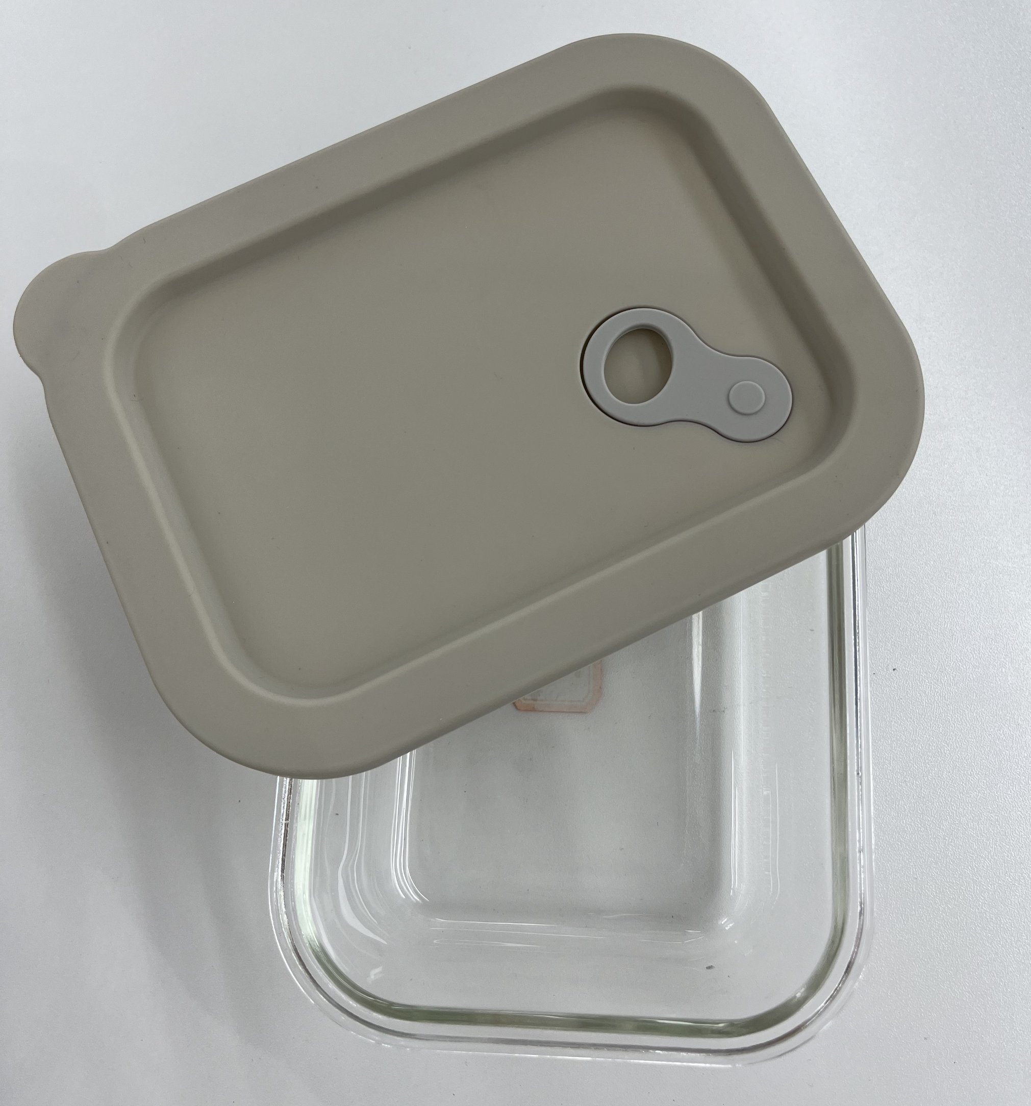 Rectangle Glass Food Container with Silicon Lid