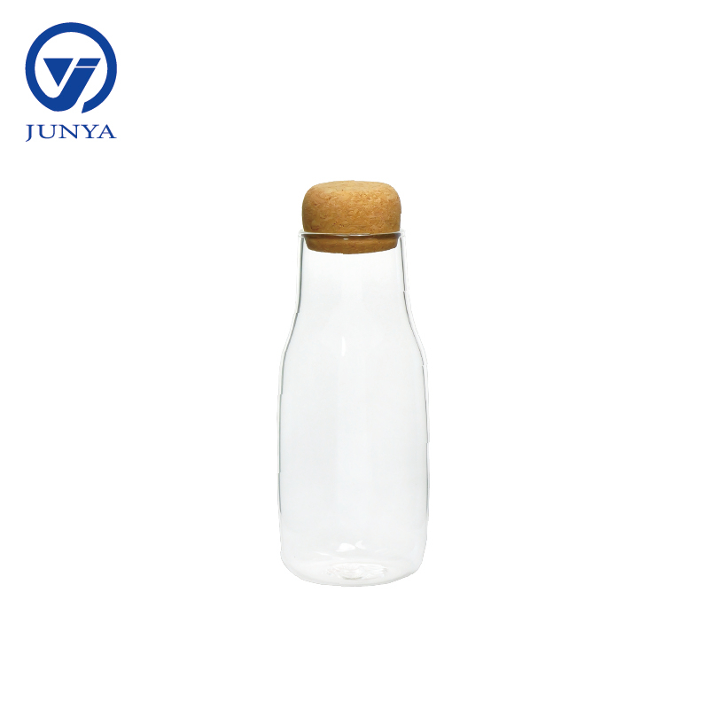 High-Borosilicate Glass Storage Jar with Bamboo Wood Bung