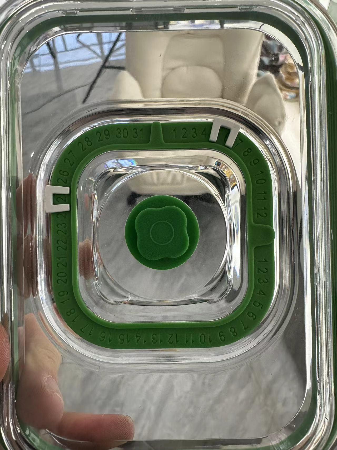 High-Borosilicate Glass Food Container with Vacuum Lids