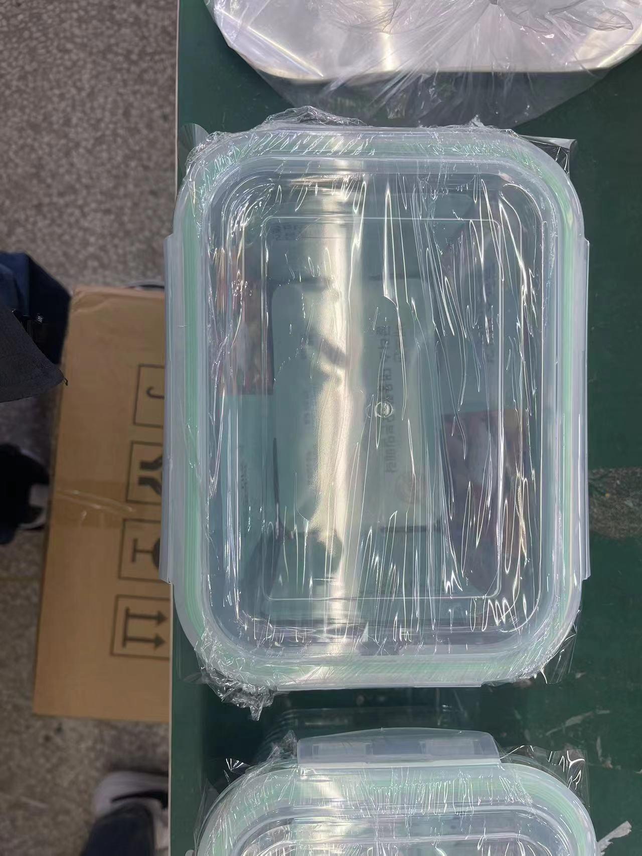 Large Size High-Borosilicate Glass Food Container D