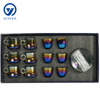 Modern Black Tea Mug Set Featuring Distinctive Glass Design
