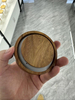 High-Borosilicate Glass Storage Jar with Bamboo Wood Lid Stripe Inside