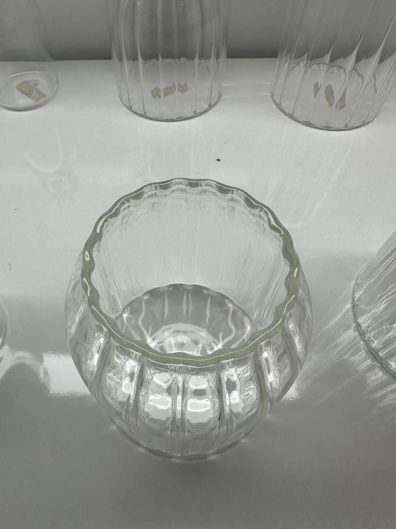 High-Borosilicate Glass Storage Jar with Bamboo Wood Ball