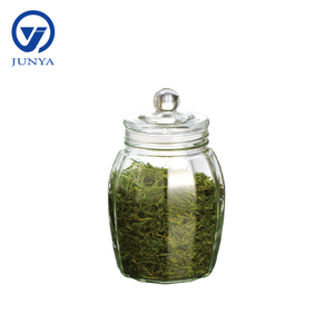 Glass Tea Leaf Storage Jar