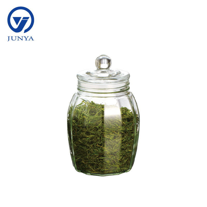 Glass Tea Leaf Storage Jar