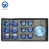 Modern Black Tea Mug Set Featuring Distinctive Glass Design