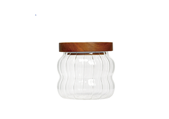High-Borosilicate-Glass-Storage-Jar-with-Bamboo-Wood-Lid-Wave-Pattern