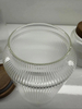 High-Borosilicate Glass Storage Jar with Bamboo Wood Lid Stripe Inside
