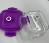 Square Glass Food Container with Plastic Valve Lid B