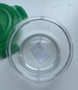 Round Glass Food Container with Plastic Valve Lid