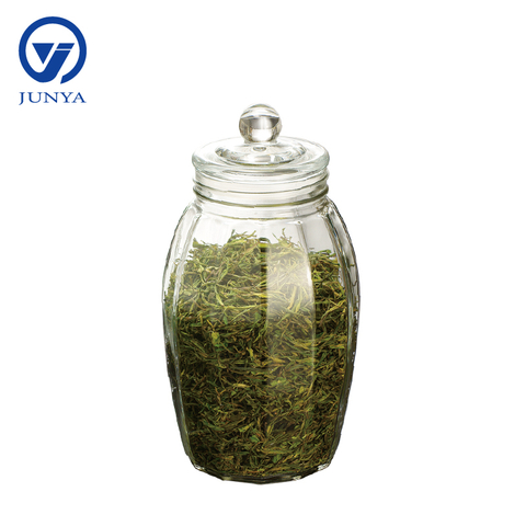 Glass Tea Leaf Storage Jar