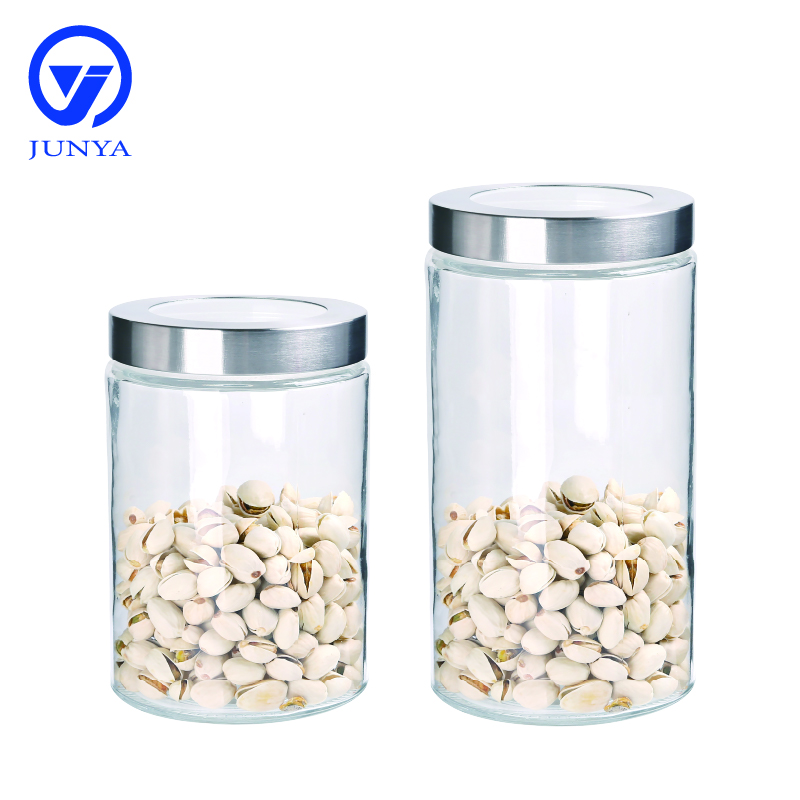 Glass Jar with Iron Lid 1